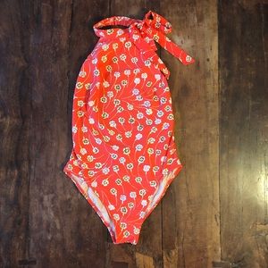 J. Crew halter one-piece swimsuit